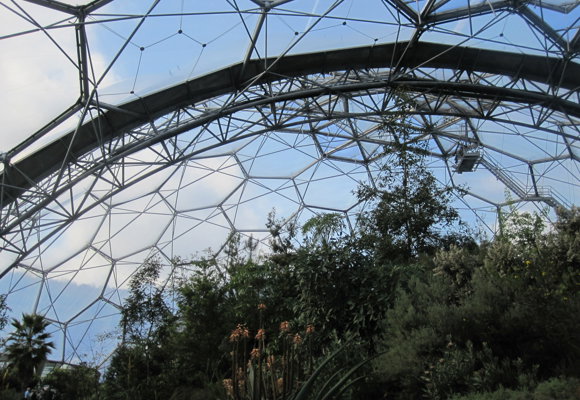 Interior Of One Of The Biomes At Eden AV Scaled